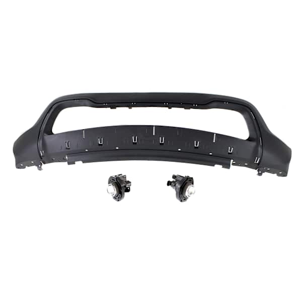 3-Piece Kit Front, Lower Textured Bumper Cover, For Models With Code MFD or MFN, CAPA Certified, Includes (1) Bumper Cover and (2) Fog Light