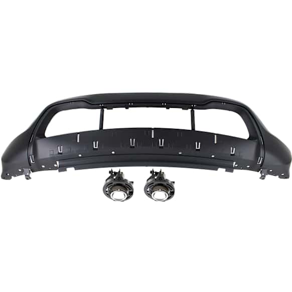 3-Piece Kit Front, Lower Upper - Primed, Lower - Textured Bumper Cover, Includes (1) Bumper Cover and (2) Fog Light