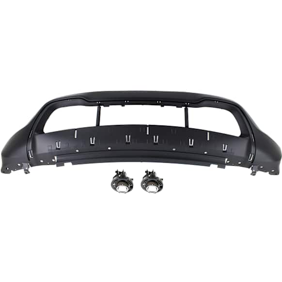 3-Piece Kit Front, Lower Upper - Primed, Lower - Textured Bumper Cover, CAPA Certified, Includes (1) Bumper Cover and (2) Fog Light