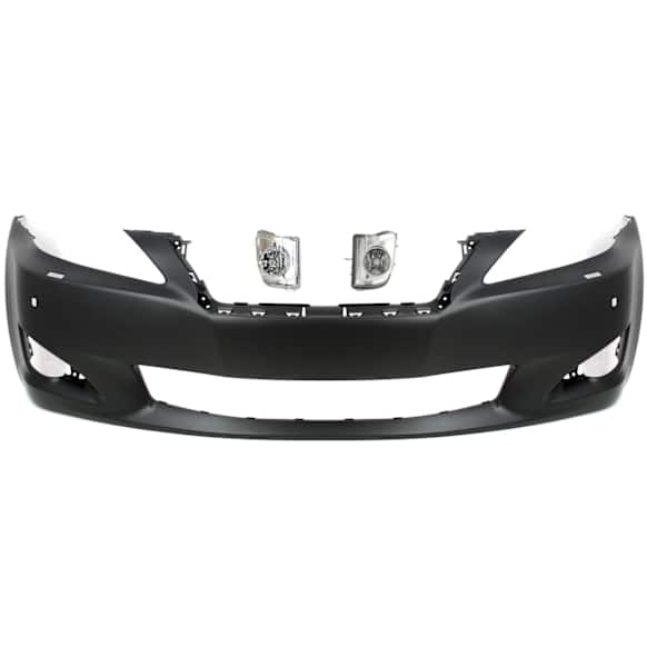 3-Piece Kit Front Primed Bumper Cover, CAPA Certified, Includes (1) Bumper Cover and (2) Fog Light
