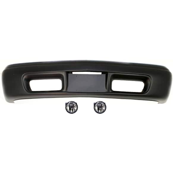 3-Piece Kit Front Primed Bumper Cover, Includes (1) Bumper Cover and (2) Fog Light