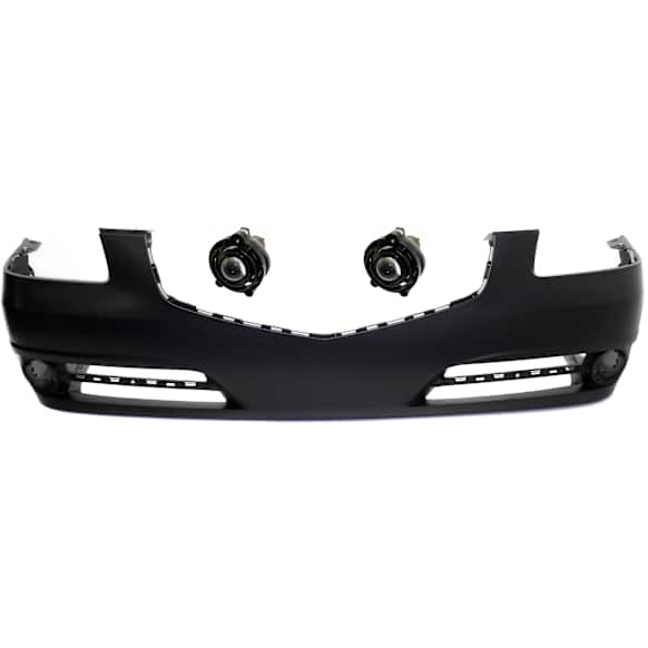3-Piece Kit Front Primed Bumper Cover, Includes (1) Bumper Cover and (2) Fog Light