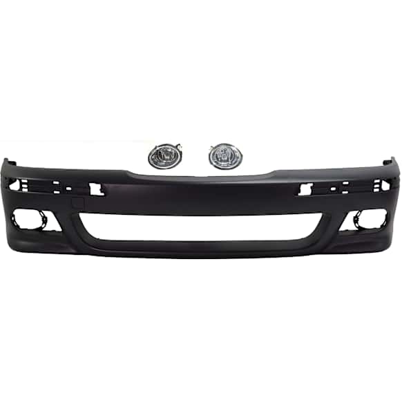 3-Piece Kit Front Primed Bumper Cover, Includes (1) Bumper Cover and (2) Fog Light