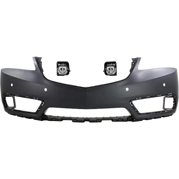 3-Piece Kit Front Primed Bumper Cover, Includes (1) Bumper Cover and (2) Fog Light