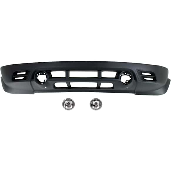 3-Piece Kit Front, Lower Textured Bumper Cover, For Models With Black Trim, Includes (1) Bumper Cover and (2) Fog Light