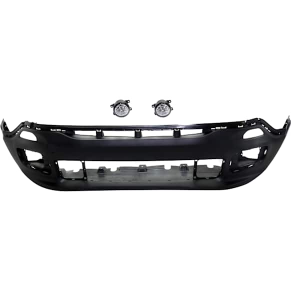 3-Piece Kit Front, Lower Textured Bumper Cover, CAPA Certified, Includes (1) Bumper Cover and (2) Fog Light