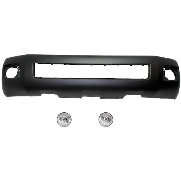 2006 Toyota Tacoma - 3-Piece Kit Front Textured Bumper Cover, Includes (1) Bumper Cover and (2) Fog Light
