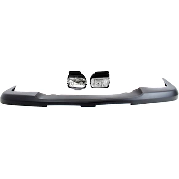 3-Piece Kit Front, Upper Textured Bumper Cover, Includes (1) Bumper Cover and (2) Fog Light