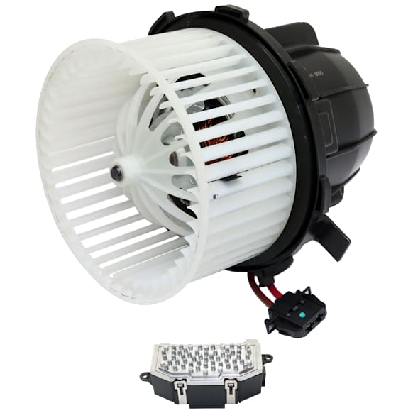 2009 Audi A4 Quattro - 2-Piece Kit Blower Motor, Includes (1) Blower Motor and (1) Blower Motor Resistor