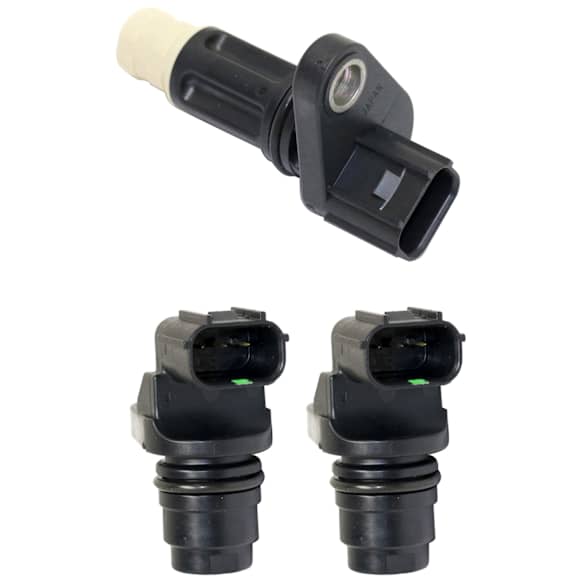 3-Piece Kit Crankshaft Position Sensor, Includes (2) Camshaft Position Sensor and (1) Crankshaft Position Sensor