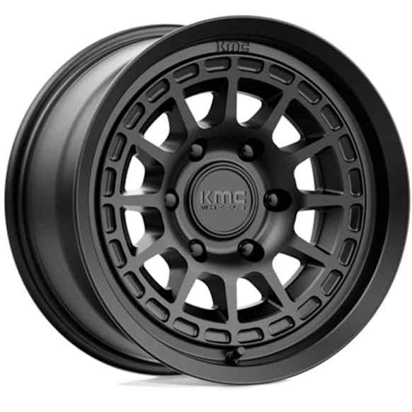 1994 Nissan D21 - Aluminum Satin Black Wheel, RWD, 16 in. x 8 in., 6 x 5.5 Bolt Pattern