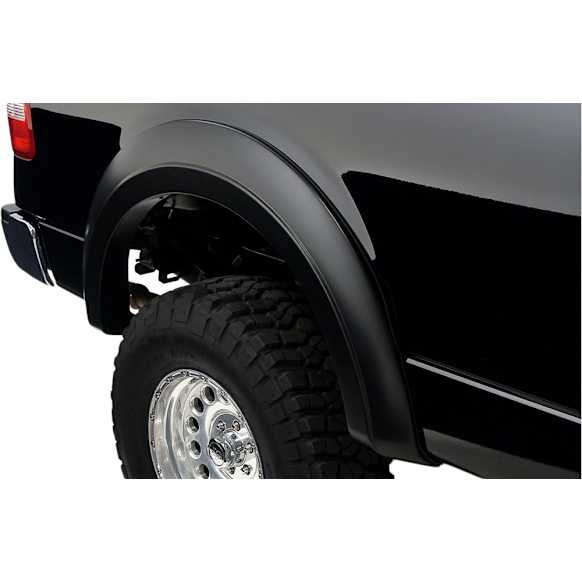 20052-02 Rear, Driver and Passenger Side Fender Flares, Black Extend-A-Fender Series