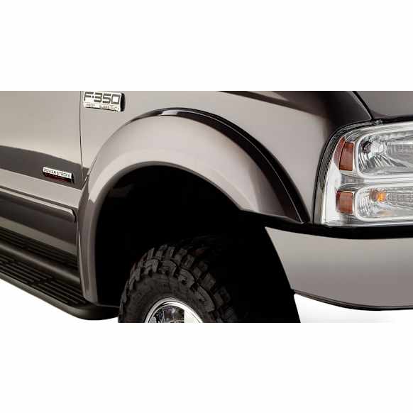20075-02 Front, Driver and Passenger Side Fender Flares, Black Extend-A-Fender Series