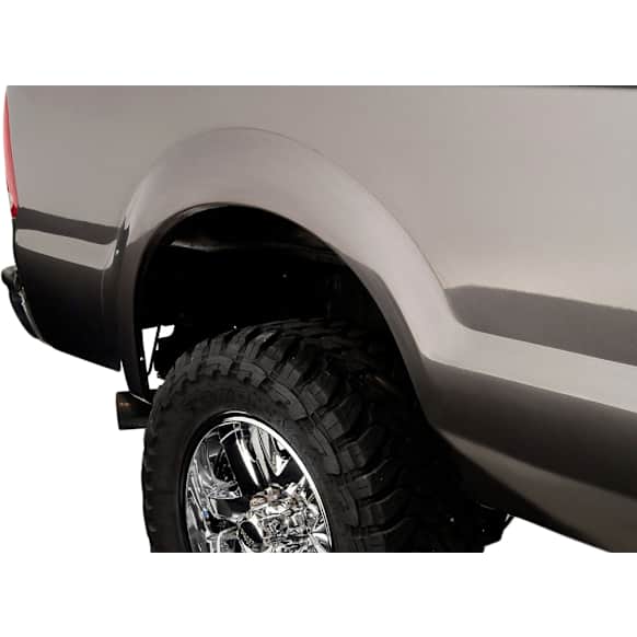 20076-02 Rear, Driver and Passenger Side Fender Flares, Black Extend-A-Fender Series