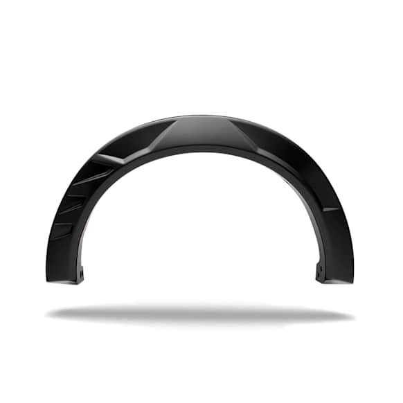 20972-02 Front and Rear, Driver and Passenger Side Fender Flares, Black