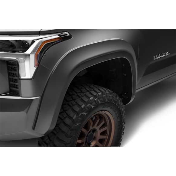 30055-02 Front, Driver and Passenger Side Fender Flares, Black