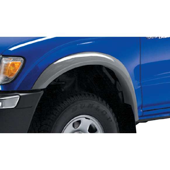 2000 Toyota Tacoma - Front, Driver and Passenger Side, Fender Flares, Fleetside, 4WD, Tire Coverage 1.5 in., Black, Extend-A-Fender Series