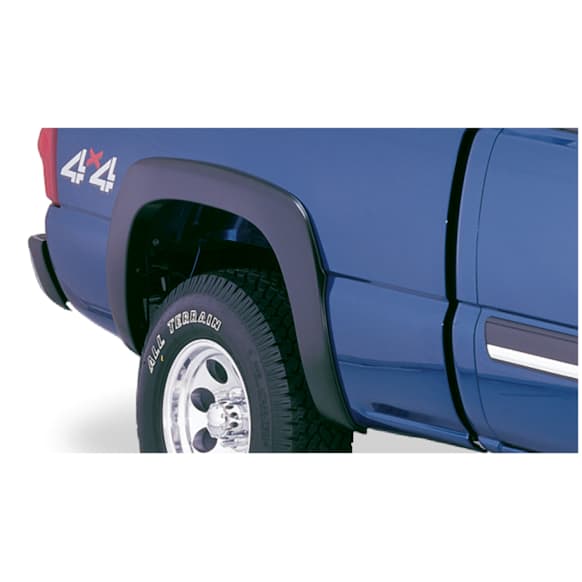 40054-02 Rear, Driver and Passenger Side Fender Flares, Black OE Style Series