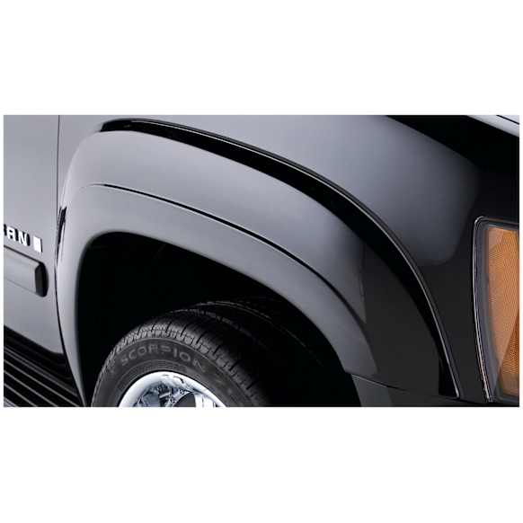 40063-02 Front, Driver and Passenger Side Fender Flares, Black OE Style Series