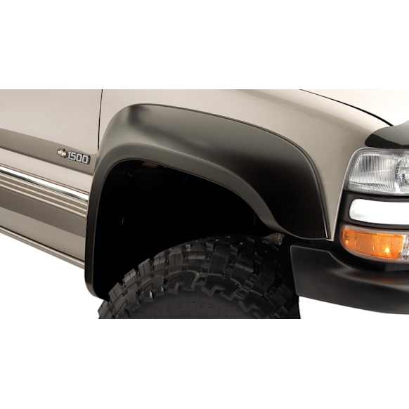 40103-02 Front, Driver and Passenger Side Fender Flares, Black Extend-A-Fender Series