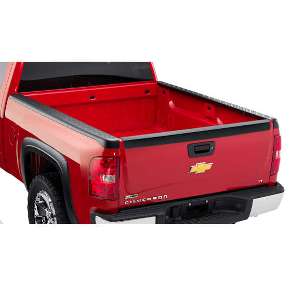 49518 Bed Rail Cap - Matte Black, Dura-Flex(R) 2000 TPO, Diamond, Direct Fit, Set of 2, Fits 97.6in. Bed
