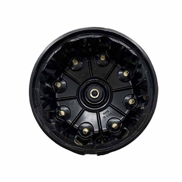 FD129-BB-LG Distributor Cap - Black, Direct Fit, Sold Individually