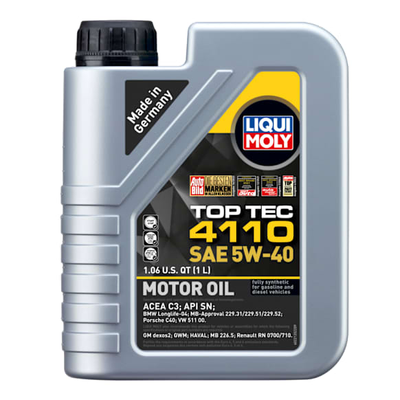 22120 Full Synthetic Motor Oil, Sold Individually, Top Tech 4110 Series