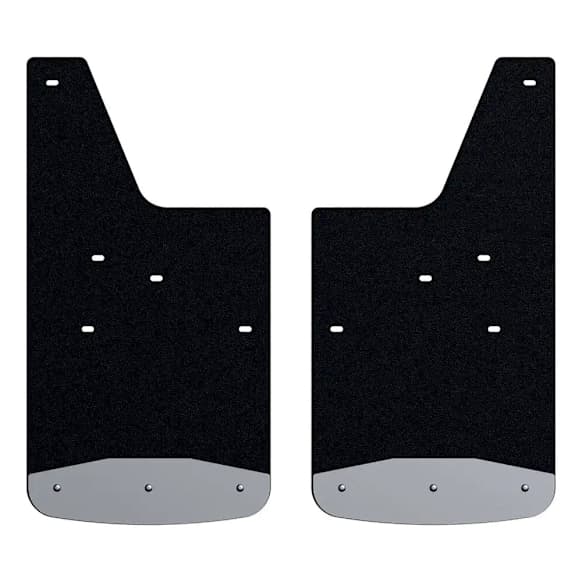 251450 Front, Driver and Passenger Side Mud Flaps, Black, Rubber, Mud Guards Series
