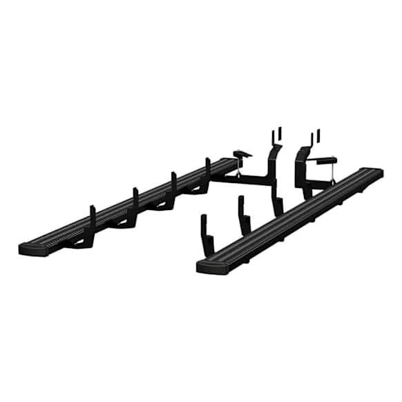 2023 GMC Sierra 2500 HD - Grip Step Series, Running Boards, Powdercoated Textured Black, Non-Powered, Aluminum, Set of 2