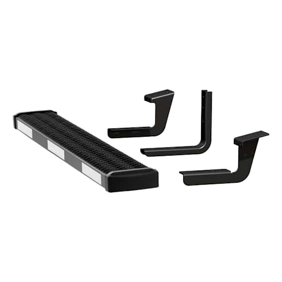 415254-401473-0 Grip Step Series Running Boards, Powdercoated Textured Black Non-Powered Aluminum Sold Individually