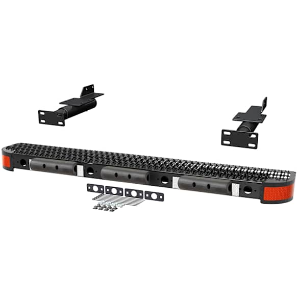 415358-571501-0 Rear Bumper Step, Powdercoated Textured Black, Carbon Steel, Impact Series