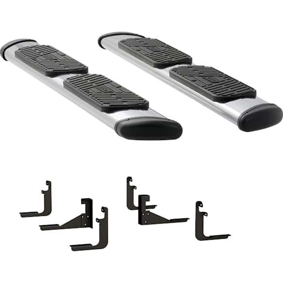 477088-401723 Regal 7 in. Series Running Boards, Polished Non-Powered Stainless Steel Set of 2