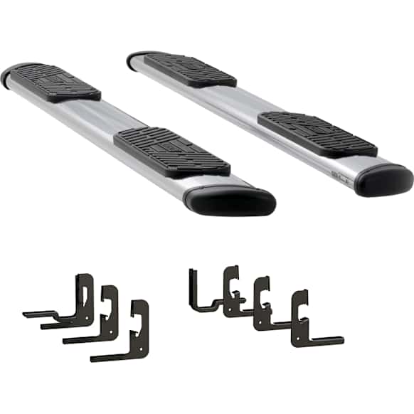 2008 Chevrolet Silverado 1500 - Regal 7 in. Series, Running Boards, Polished, Non-Powered, Stainless Steel, Set of 2