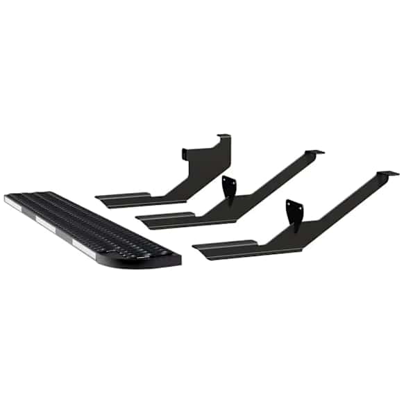 495154-401801-0 Rear, Passenger Side Bumper, Black, 54 In. Lift