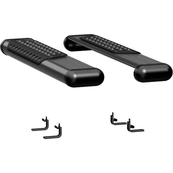 584036-570741 Running Boards, Powdercoated Textured Black, Aluminum, 36 in. Length, For Cab Only, O-Mega II 6 in. Series
