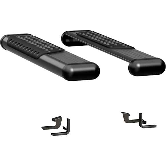 584036-571471 Running Boards, Powdercoated Textured Black, Aluminum, 36 in. Length, For Cab Only, O-Mega II 6 in. Series