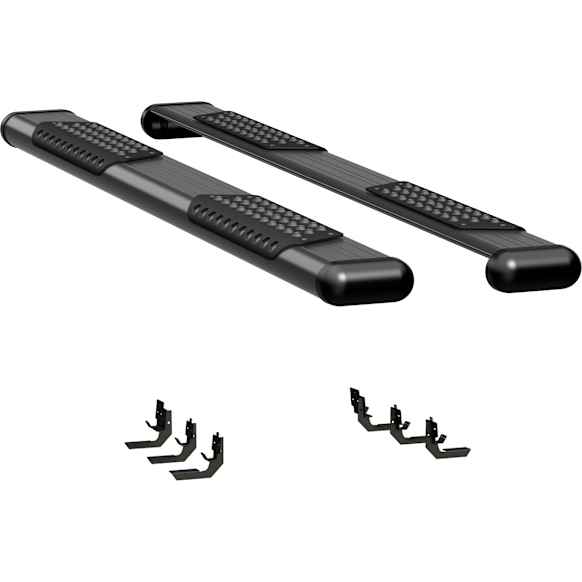 584088-571632 O-Mega II 6 in. Series Running Boards, Powdercoated Textured Black Non-Powered Aluminum Set of 2