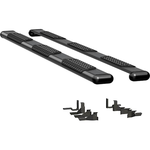 2001 GMC Sierra 2500 HD - O-Mega II 6 in. Series, Running Boards, Powdercoated Textured Black, Non-Powered, Aluminum, Set of 2