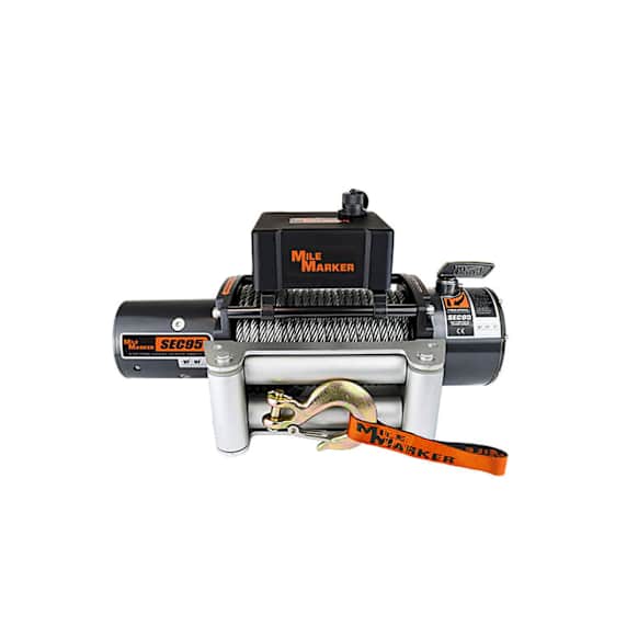 76-53246BW Electric - 18000 lbs., Synthetic Rope, Handheld Wired Remote, One Speed Series, Winch