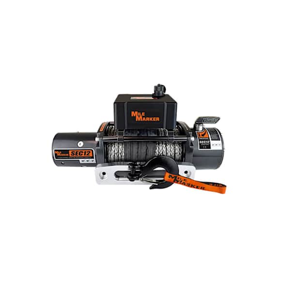 76-53251BW Electric - 12000 lbs., Synthetic Rope, Handheld Wired Remote, SEC12 Series, Winch