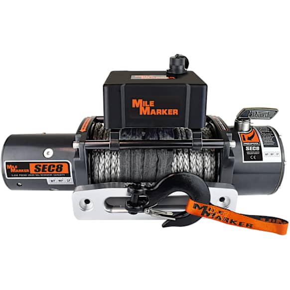 77-53141W Electric - 8000 lbs., Synthetic Rope, Handheld Wired Remote, Project ES Series, Winch