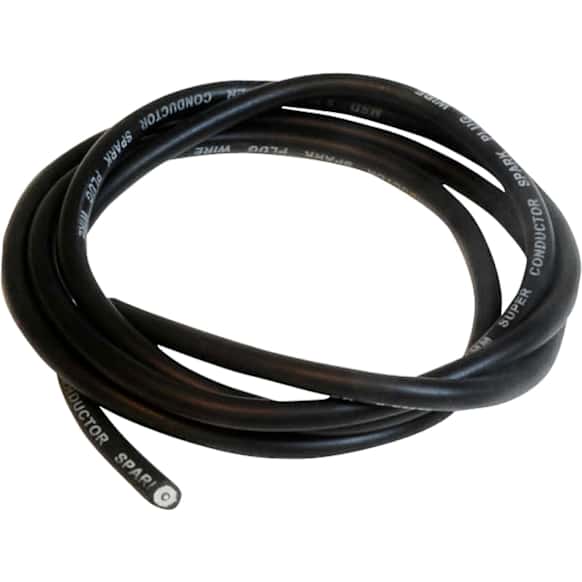 34033 Universal, Super Conductor Bulk Wire, Black 6' Bulk