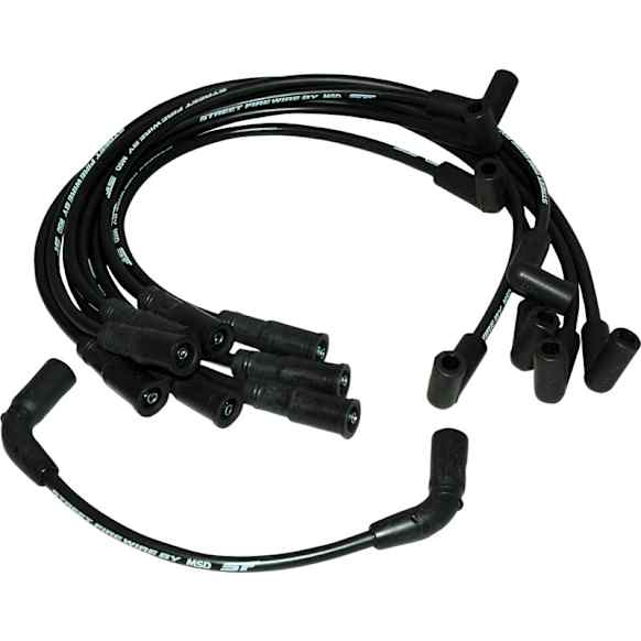 1997 GMC C2500 - Spark Plug Wire, Low Resistance Conductor, Black Insulation/Boots, Set of 8, 8.0mm Street Fire Series