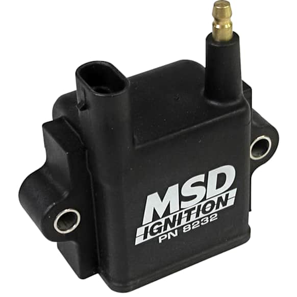 8232 Universal, MSD Ignition Coil (Single Tower) - CPC Ignition Control - Black - Individual