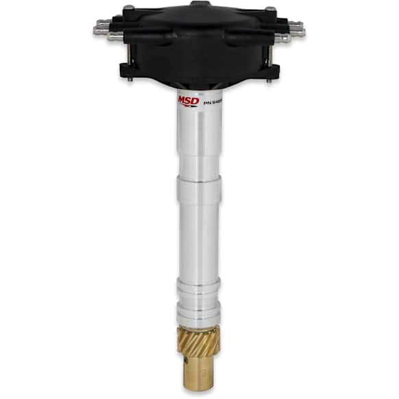 84893 Chevy Crank Trigger Distributor with Black Crab Cap