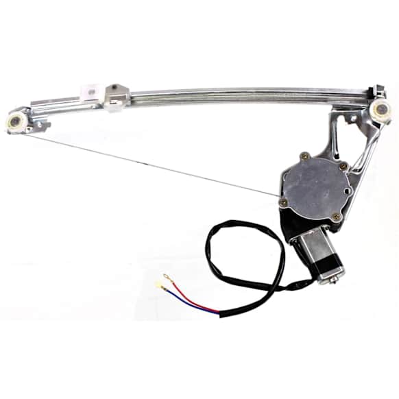 Rear, Driver Side Window Regulator, Power, With Motor