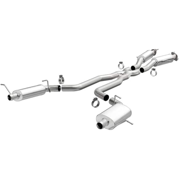 15064 Cat-Back Exhaust System, Made of Stainless Steel, Street Series