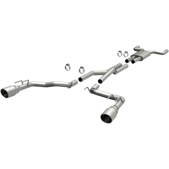 15090 Cat-Back Exhaust System, 6.2L, 8Cyl, Made of Stainless Steel, Competition Series