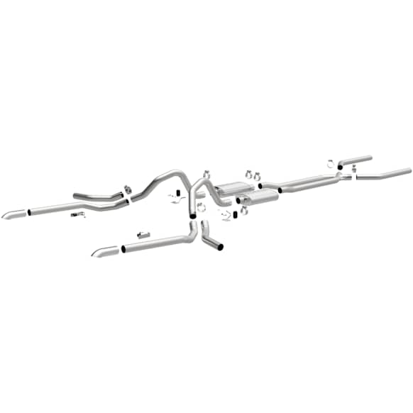 15165 Crossmember-Back Exhaust System, Made of Stainless Steel, Street Series