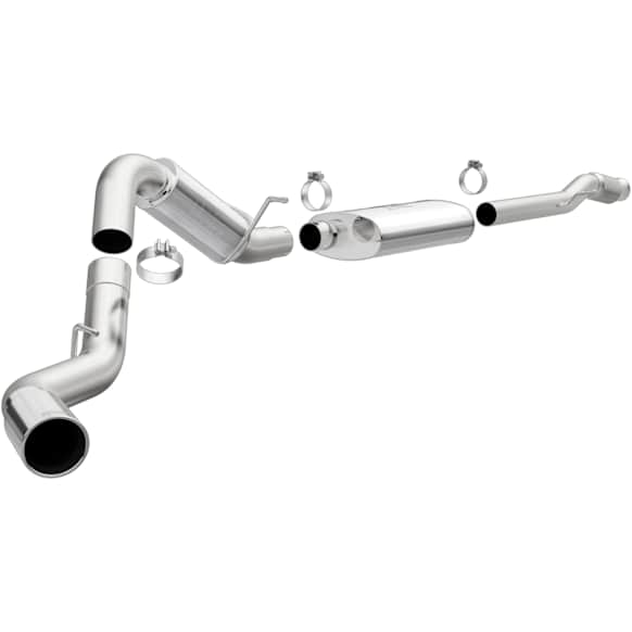 15318 Cat-Back Exhaust System, 6.2L, 8Cyl, Made of Stainless Steel, Street Series